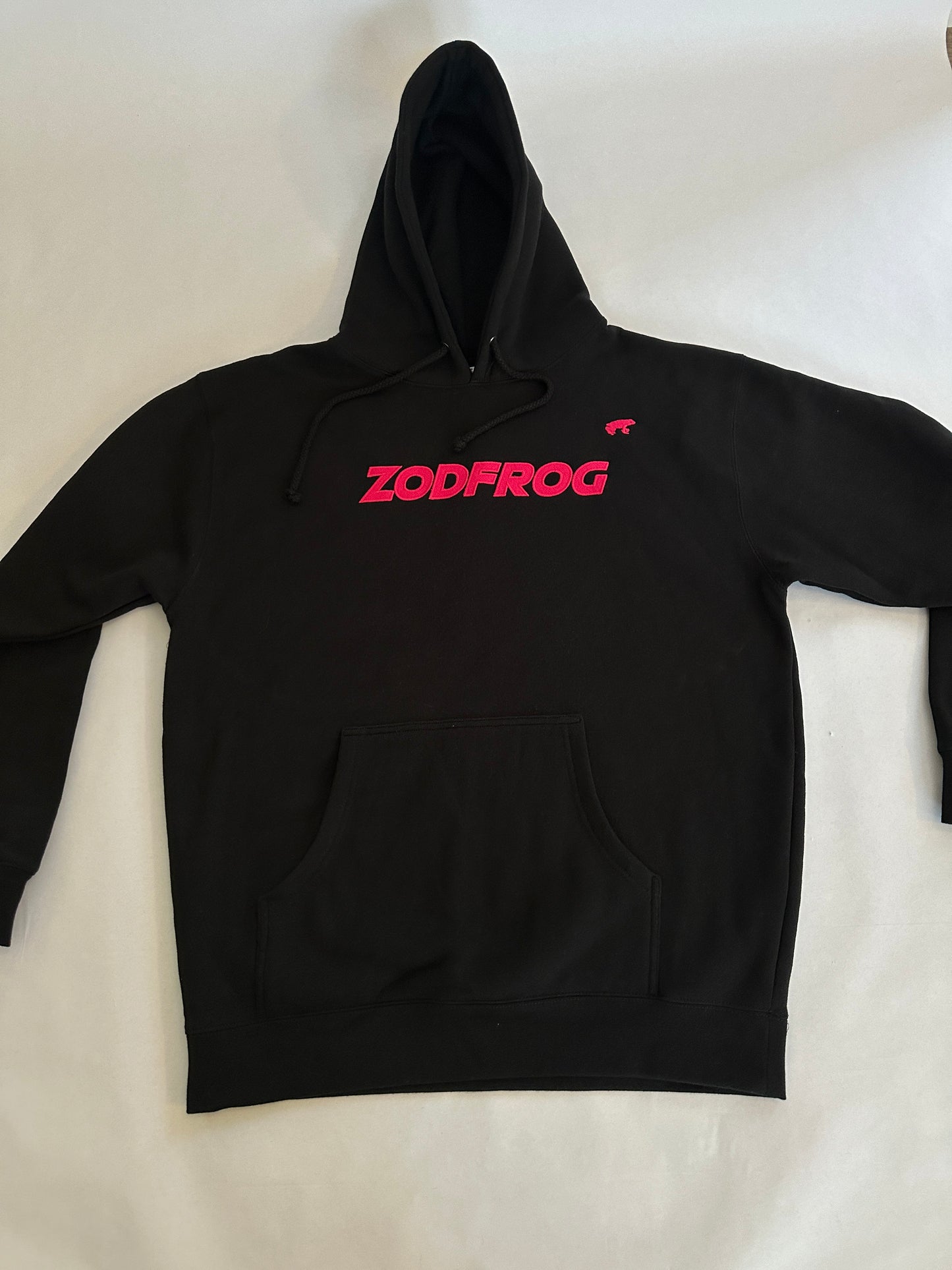 Embroidered Black Hoodie