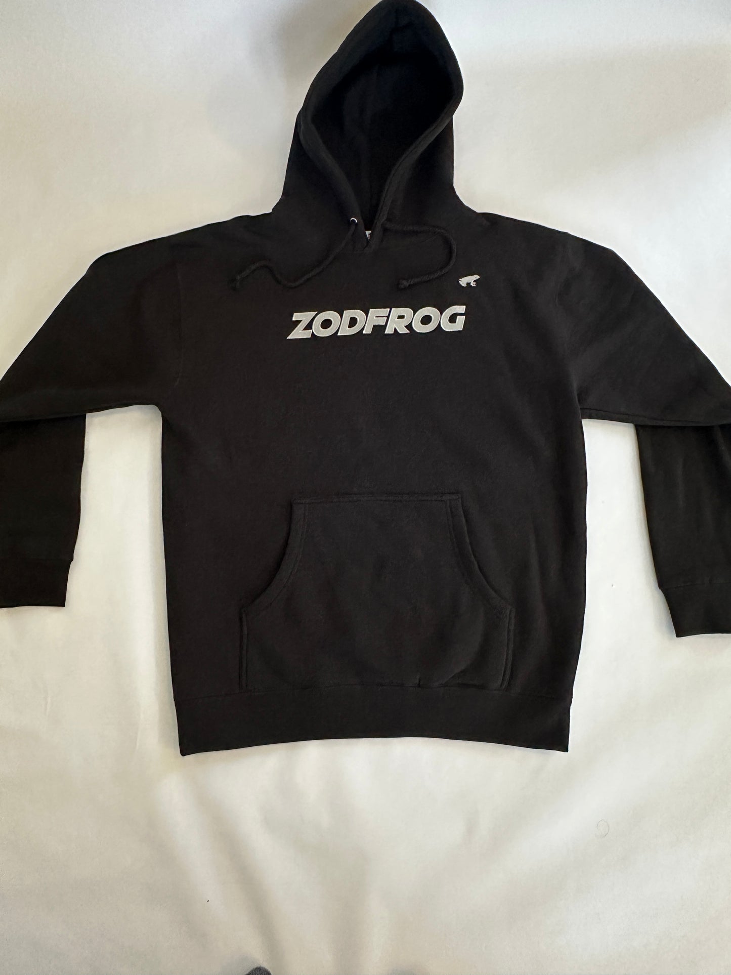 Embroidered Black Hoodie